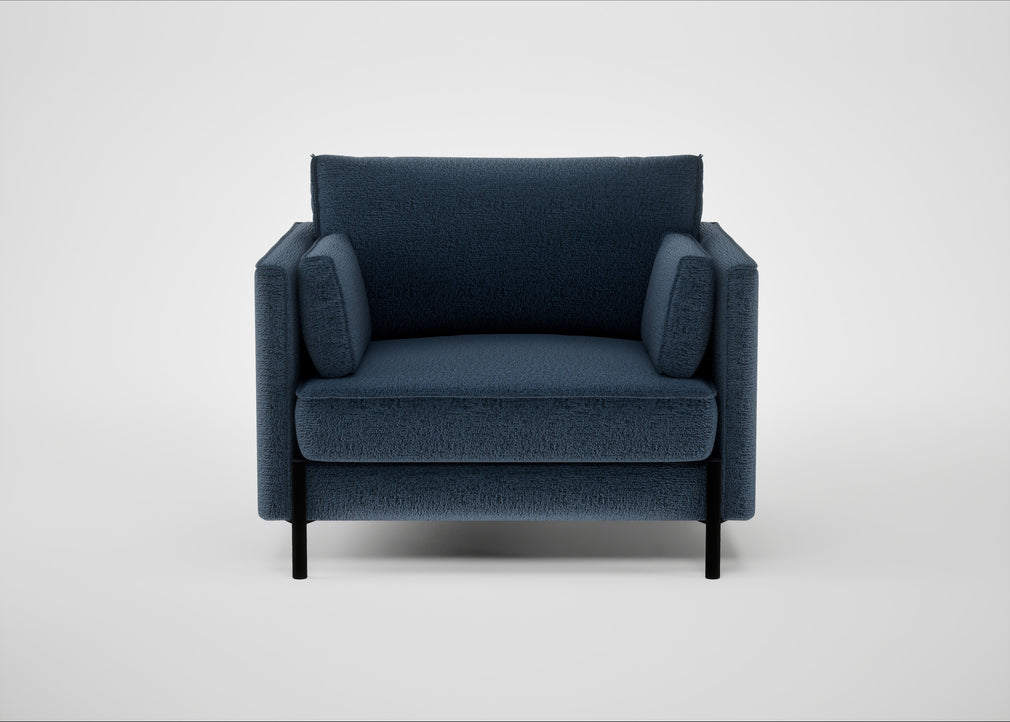 Tortona Armchair Boucle Velvet Space