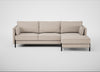 Tortona Right Hand Facing Corner Chaise Boucle Tweed Pearl