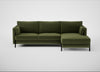 Tortona Right Hand Facing Corner Chaise Boucle Velvet Wilder