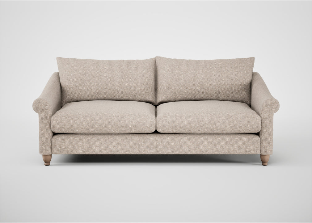 Devon 4 Seater Sofa Boucle Tweed Pearl / Natural