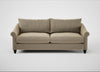 Devon 4 Seater Sofa Boucle Velvet Rocky / Black