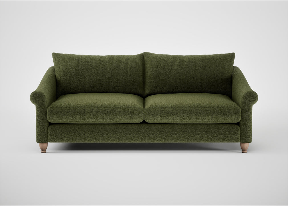 Devon 4 Seater Sofa Boucle Velvet Wilder / Natural