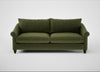 Devon 4 Seater Sofa Boucle Velvet Wilder / Walnut Stained
