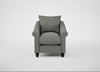 Devon Armchair Boucle Tweed Lapis / Black