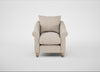 Devon Armchair Boucle Tweed Pearl / Natural