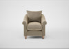 Devon Armchair Boucle Velvet Rocky / Natural