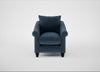 Devon Armchair Boucle Velvet Space / Black