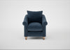 Devon Armchair Boucle Velvet Space / Natural