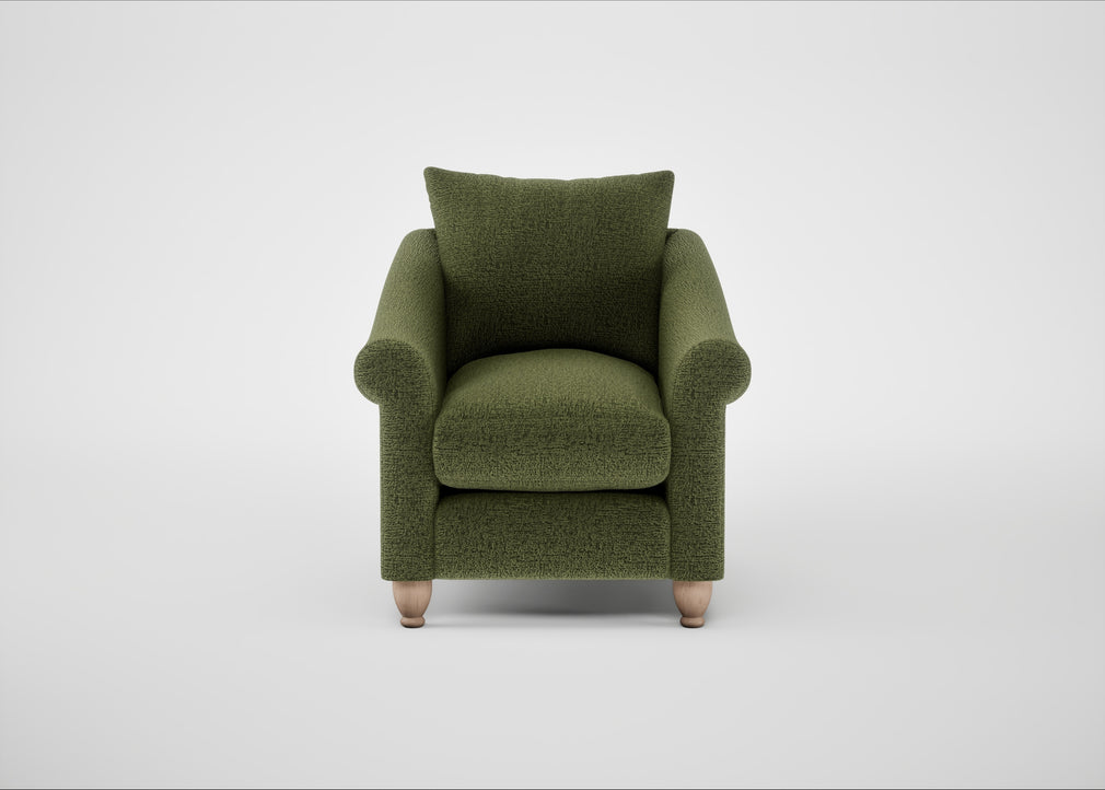 Devon Armchair Boucle Velvet Wilder / Natural