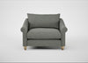 Devon Loveseat Boucle Tweed Lapis / Natural