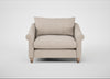 Devon Loveseat Boucle Tweed Pearl / Natural