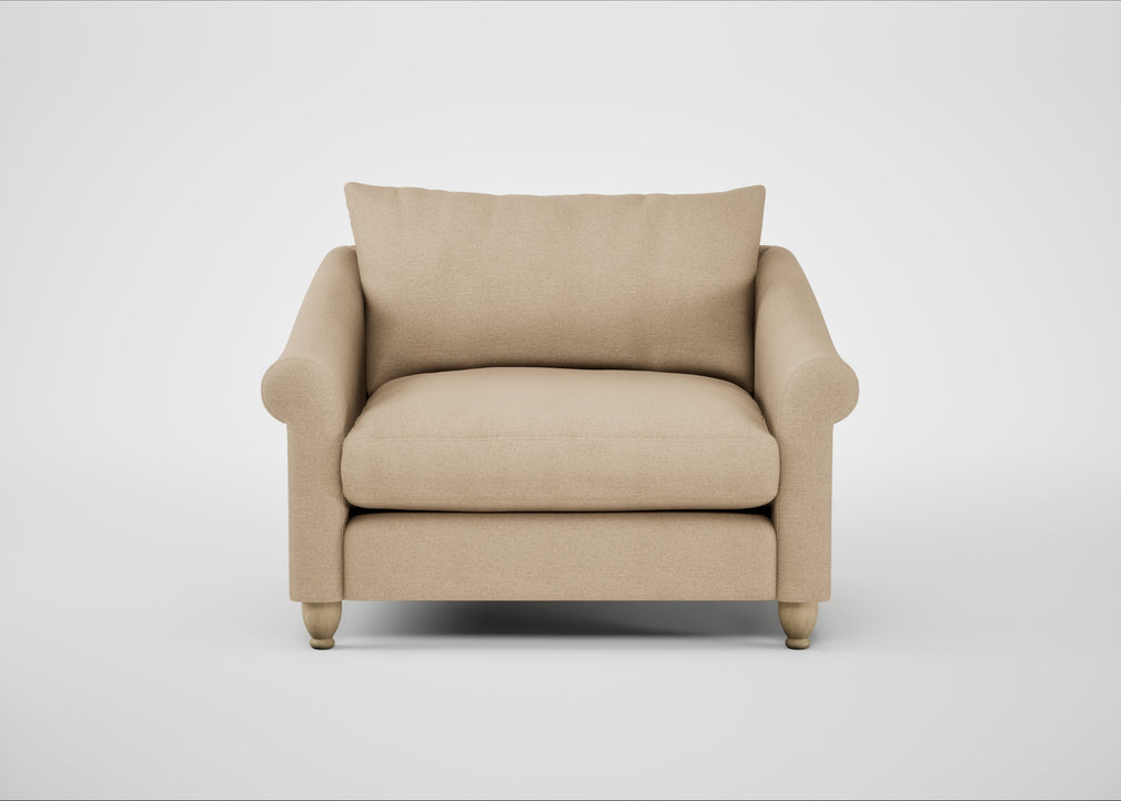 Devon Loveseat Capelo Linen-Cotton Bamboo / Natural