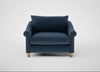 Devon Loveseat Boucle Velvet Space / Natural