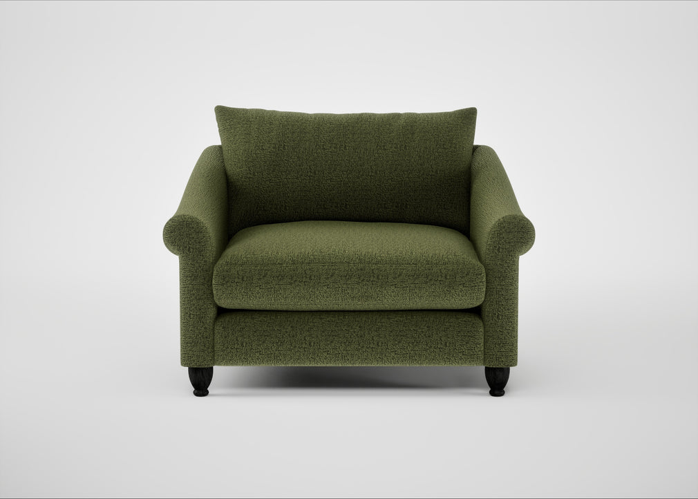 Devon Loveseat Boucle Velvet Wilder / Black