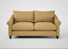 Devon 3 Seater Sofa Boucle Tweed Citrine / Walnut Stained