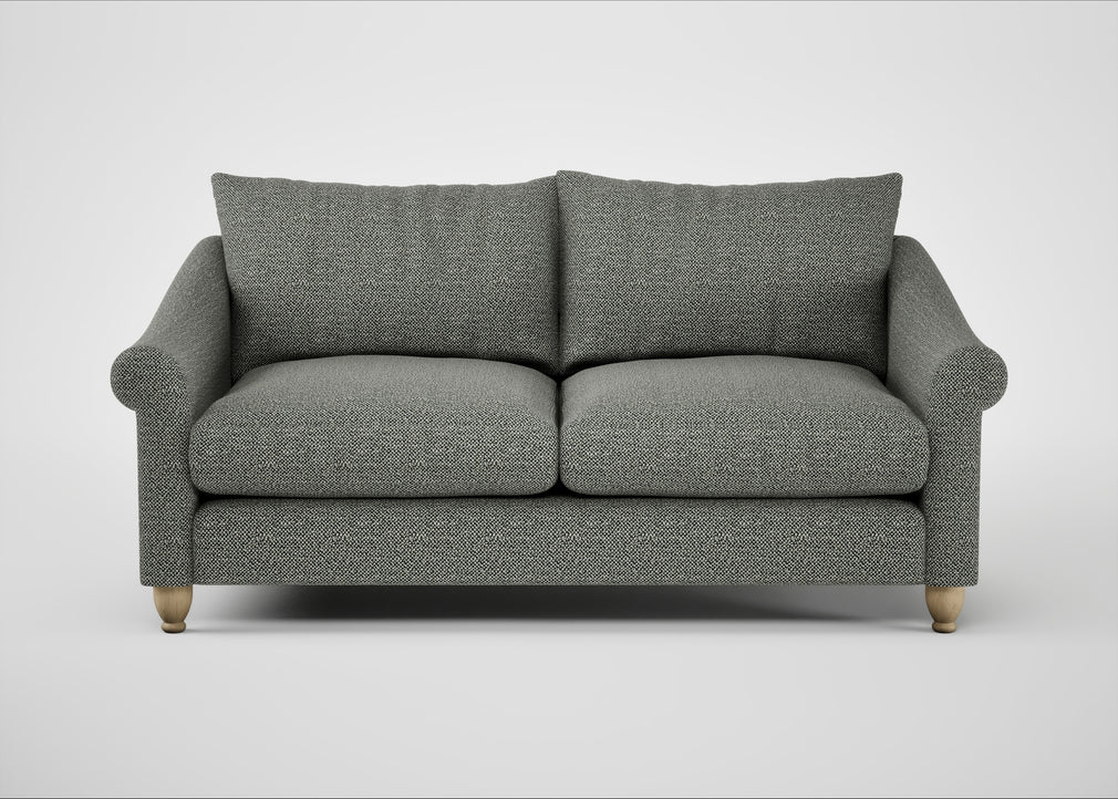 Devon 3 Seater Sofa Boucle Tweed Lapis / Natural
