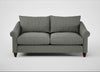 Devon 3 Seater Sofa Boucle Tweed Lapis / Walnut Stained