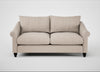 Devon 3 Seater Sofa Boucle Tweed Pearl / Black