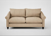Devon 3 Seater Sofa Capelo Linen-Cotton Bamboo / Black