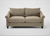 Devon 3 Seater Sofa Boucle Velvet Rocky / Black