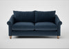Devon 3 Seater Sofa Boucle Velvet Space / Natural