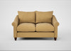Devon 2 Seater Sofa Boucle Tweed Citrine / Walnut Stained