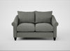 Devon 2 Seater Sofa Boucle Tweed Lapis / Black
