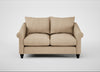 Devon 2 Seater Sofa Capelo Linen-Cotton Bamboo / Black