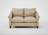 Devon 2 Seater Sofa Capelo Linen-Cotton Bamboo / Walnut Stained