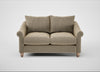 Devon 2 Seater Sofa Boucle Velvet Rocky / Natural