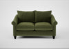 Devon 2 Seater Sofa Boucle Velvet Wilder / Black