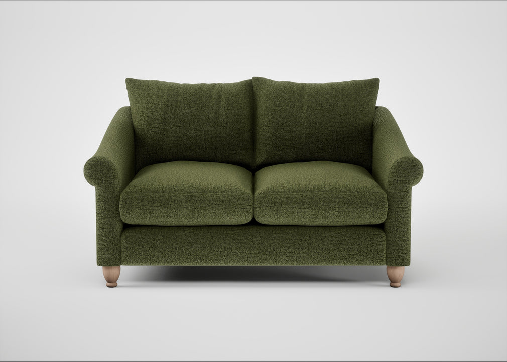 Devon 2 Seater Sofa Boucle Velvet Wilder / Natural