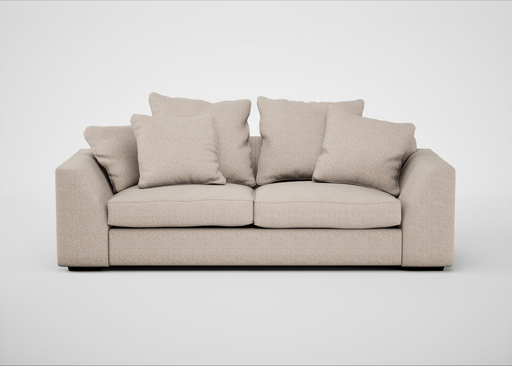 Cumulus 4 Seater Sofa Boucle Tweed Pearl