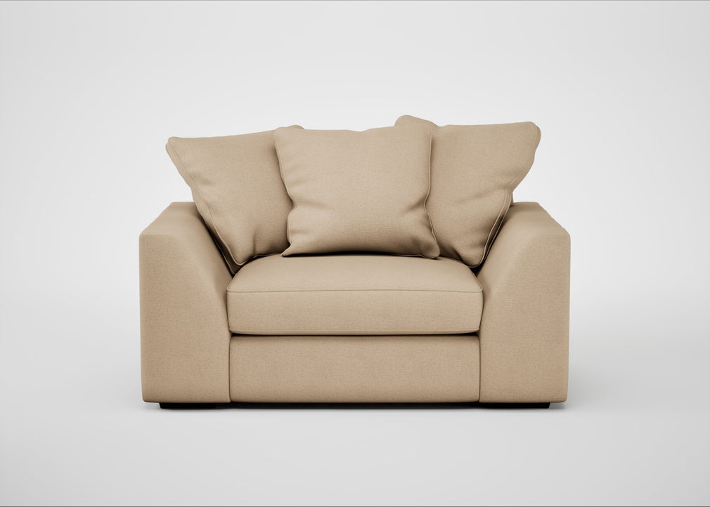 Cumulus Loveseat Capelo Linen-Cotton Bamboo