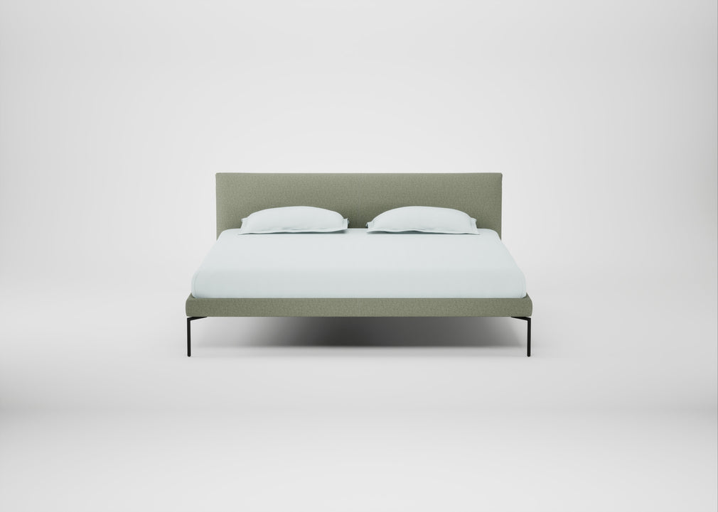 Matera Bed Super King / Siena Cotton Pistachio / Black