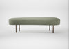 Isola Large Ottoman Siena Cotton Pistachio / Bronze