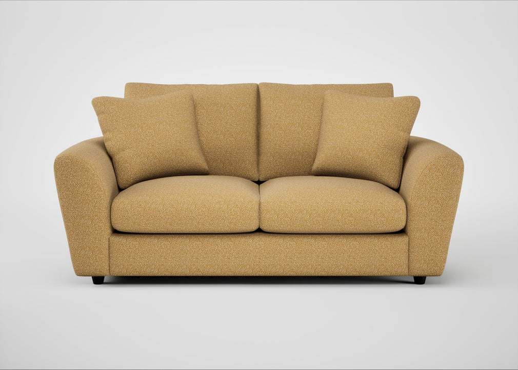 Snooze 3 Seater Sofa Boucle Tweed Citrine