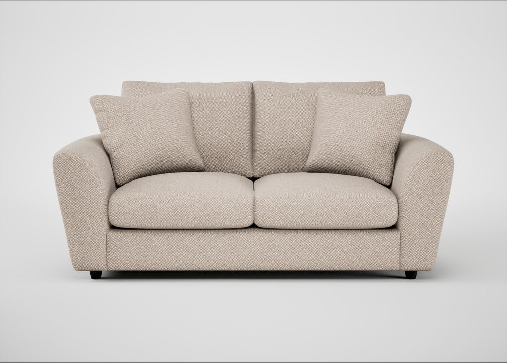 Snooze 3 Seater Sofa Boucle Tweed Pearl