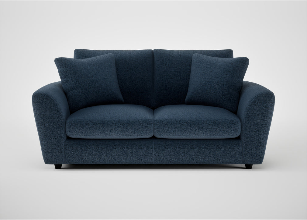 Snooze 3 Seater Sofa Boucle Velvet Space
