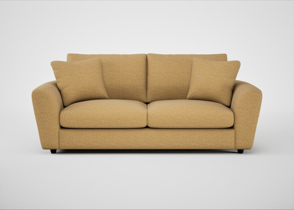 Snooze 4 Seater Sofa Boucle Tweed Citrine