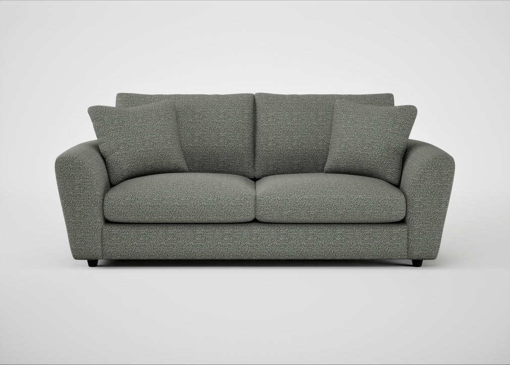 Snooze 4 Seater Sofa Boucle Tweed Lapis