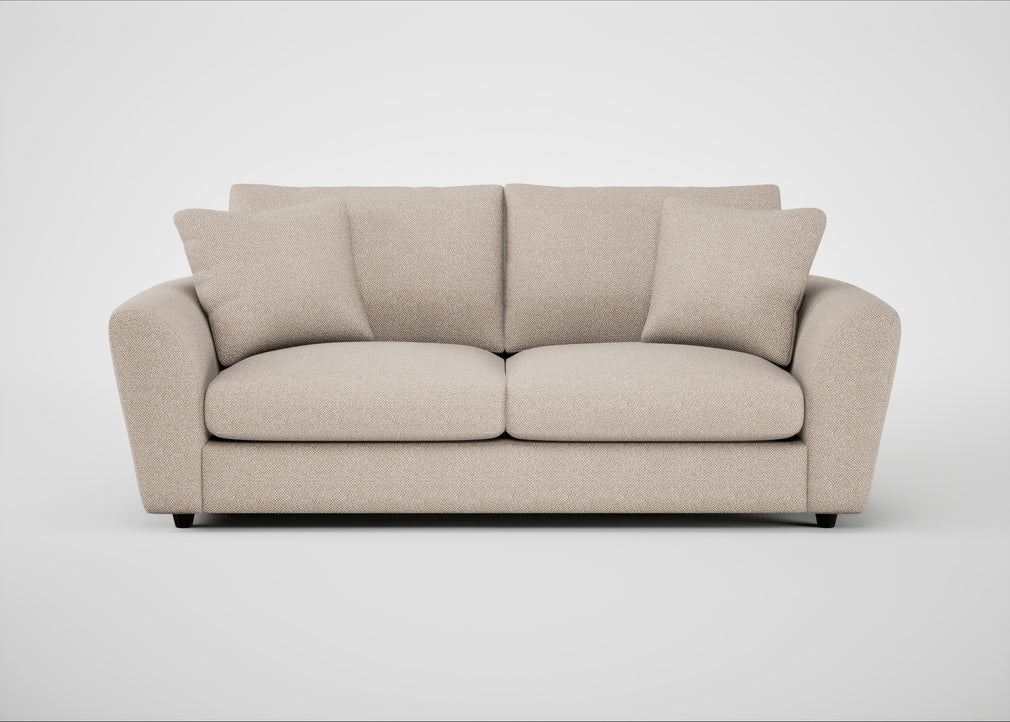 Snooze 4 Seater Sofa Boucle Tweed Pearl