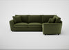 Snooze Right Hand Facing Corner Sofa Boucle Velvet Wilder