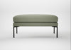 Matera Ottoman Siena Cotton Pistachio / Black