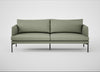 Matera 3 Seater Sofa Siena Cotton Pistachio / Black