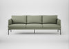 Matera 4 Seater Sofa Siena Cotton Pistachio / Black