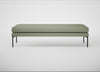 Matera Bench Siena Cotton Pistachio / Black / 160cm