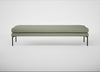 Matera Bench Siena Cotton Pistachio / Black / 180cm
