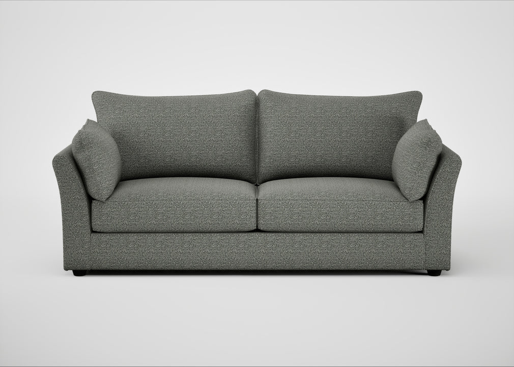 Tailor 4 Seater Sofa Boucle Tweed Lapis / Black