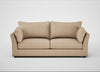 Tailor 4 Seater Sofa Capelo Linen-Cotton Bamboo / Black